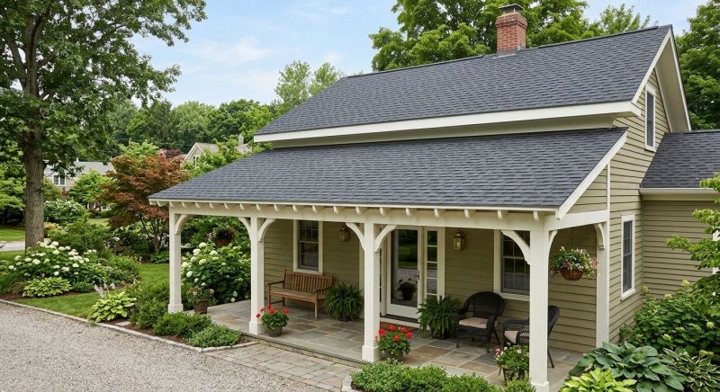 Porch Roofing Installation in Nashua, NH